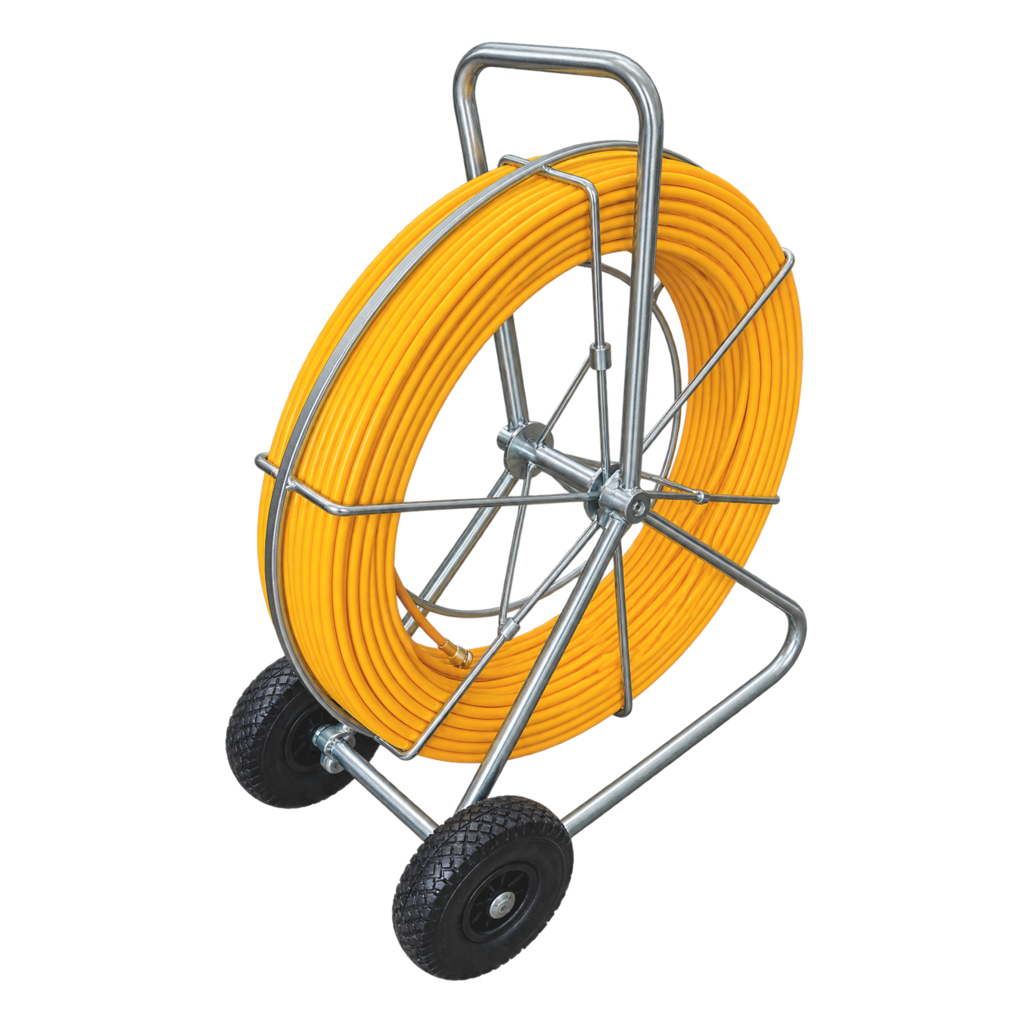 Aiguille de tirage Ø11mm sur dévidoir 300m aiguille_11__tire-cable_en_fibre_de_verre__300m_